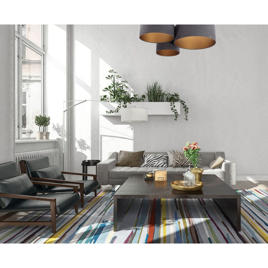 Plafonnier en tissu Trio