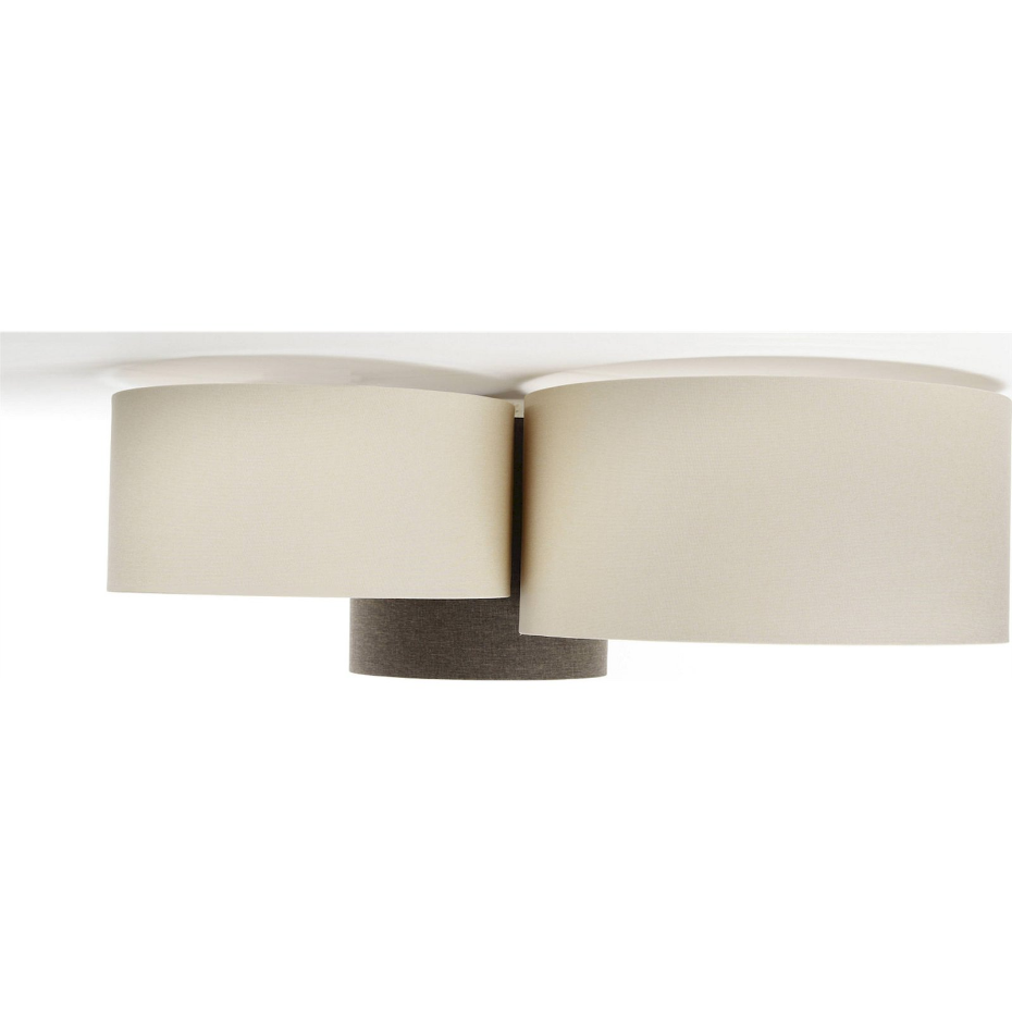 Plafonnier rond en tissu pour salon Boho Elegant