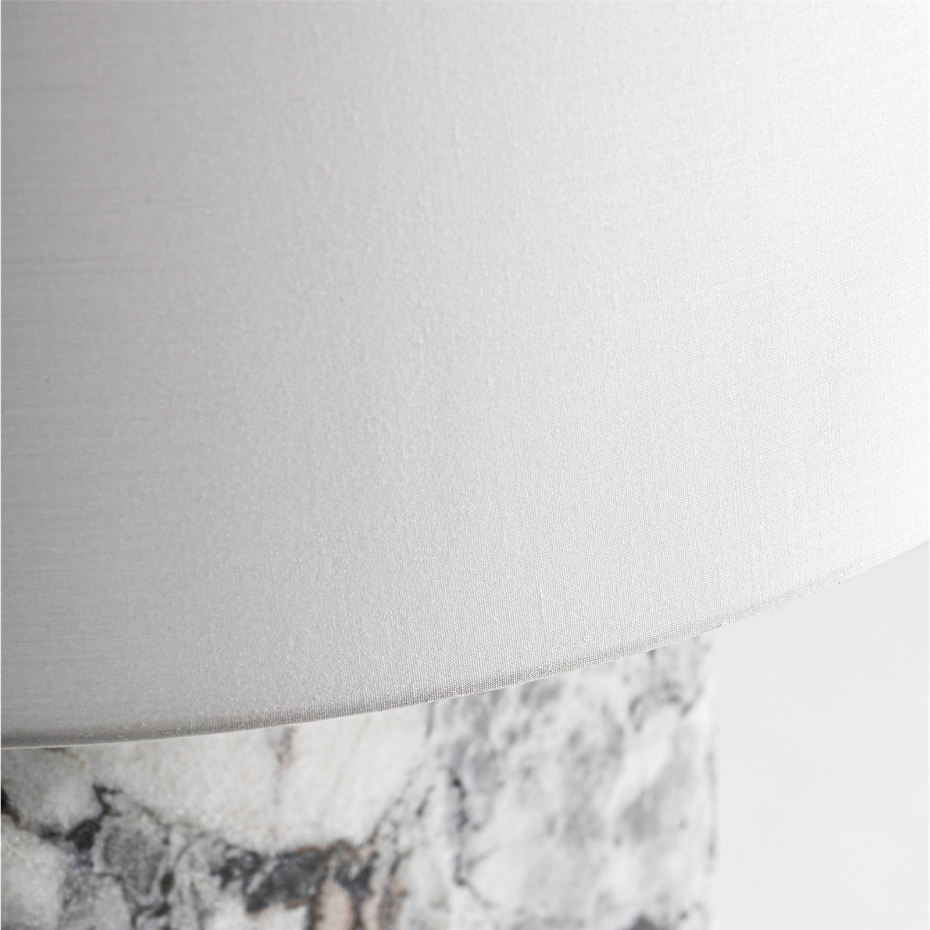 Lampe de salon en marbre  veiné art déco