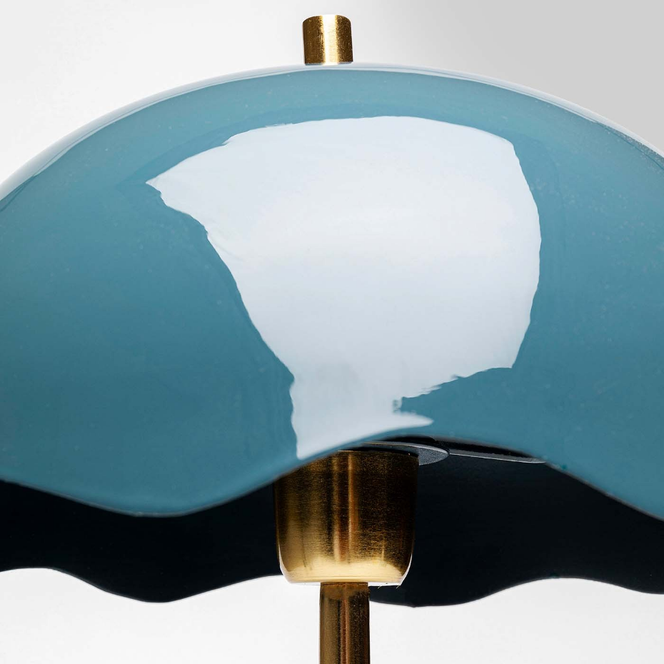 Lampe en acier et marbre, LIA