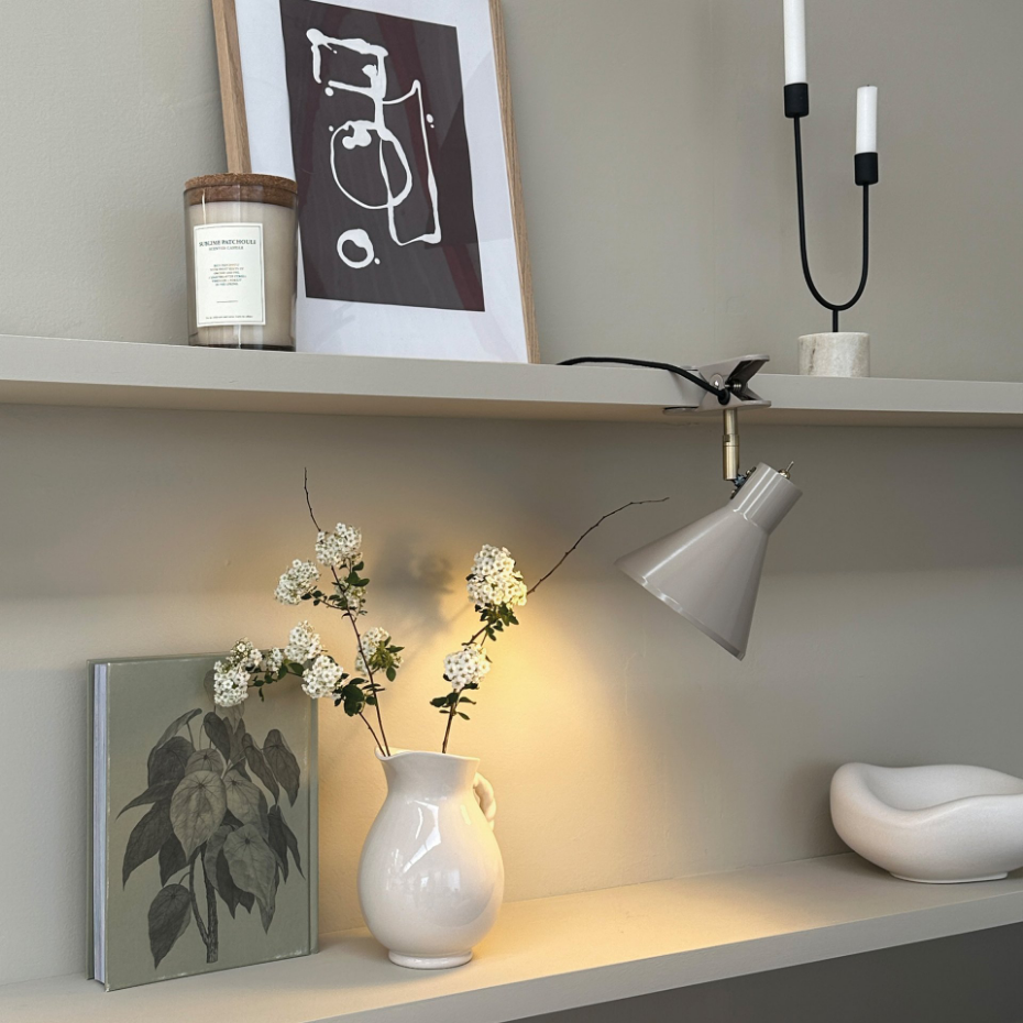 lampe à pince crème blanc SLEEP