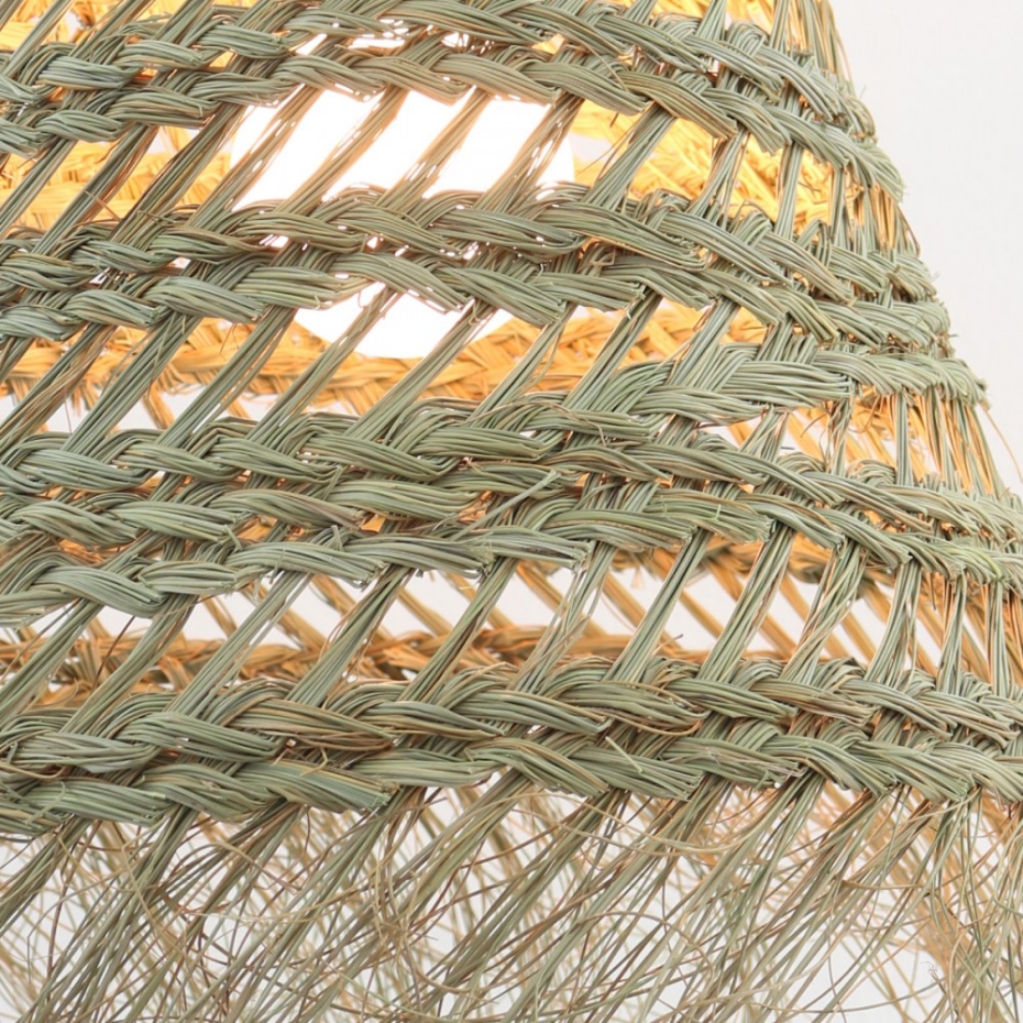 Suspension en fibres végétales tressées, HALFA
