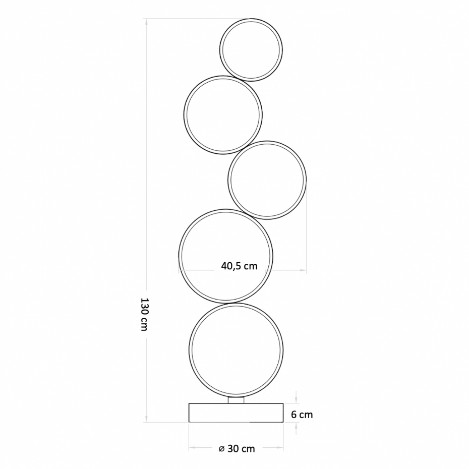 Lampadaire au design original - NEWTON