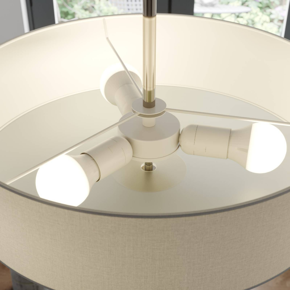 Plafonnier en textile moderne, Josia