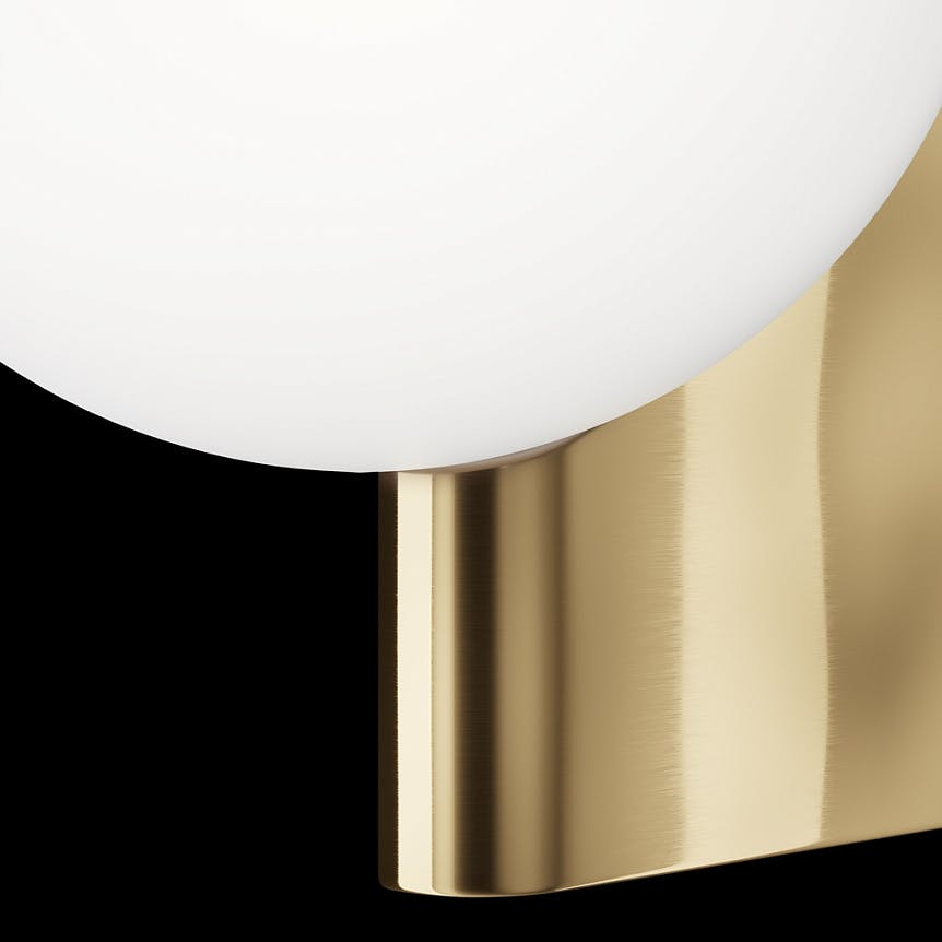 Applique lumineuse 1 globe sur base MESA