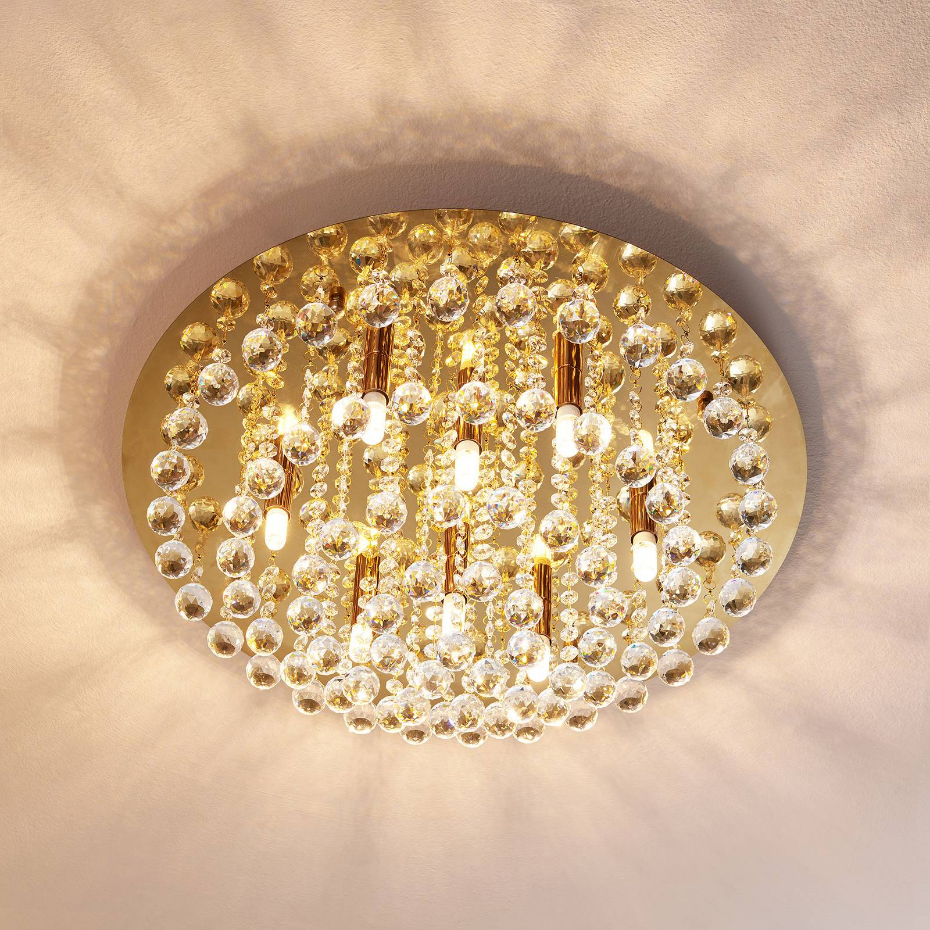 Plafonnier en cristal moderne, Gillion