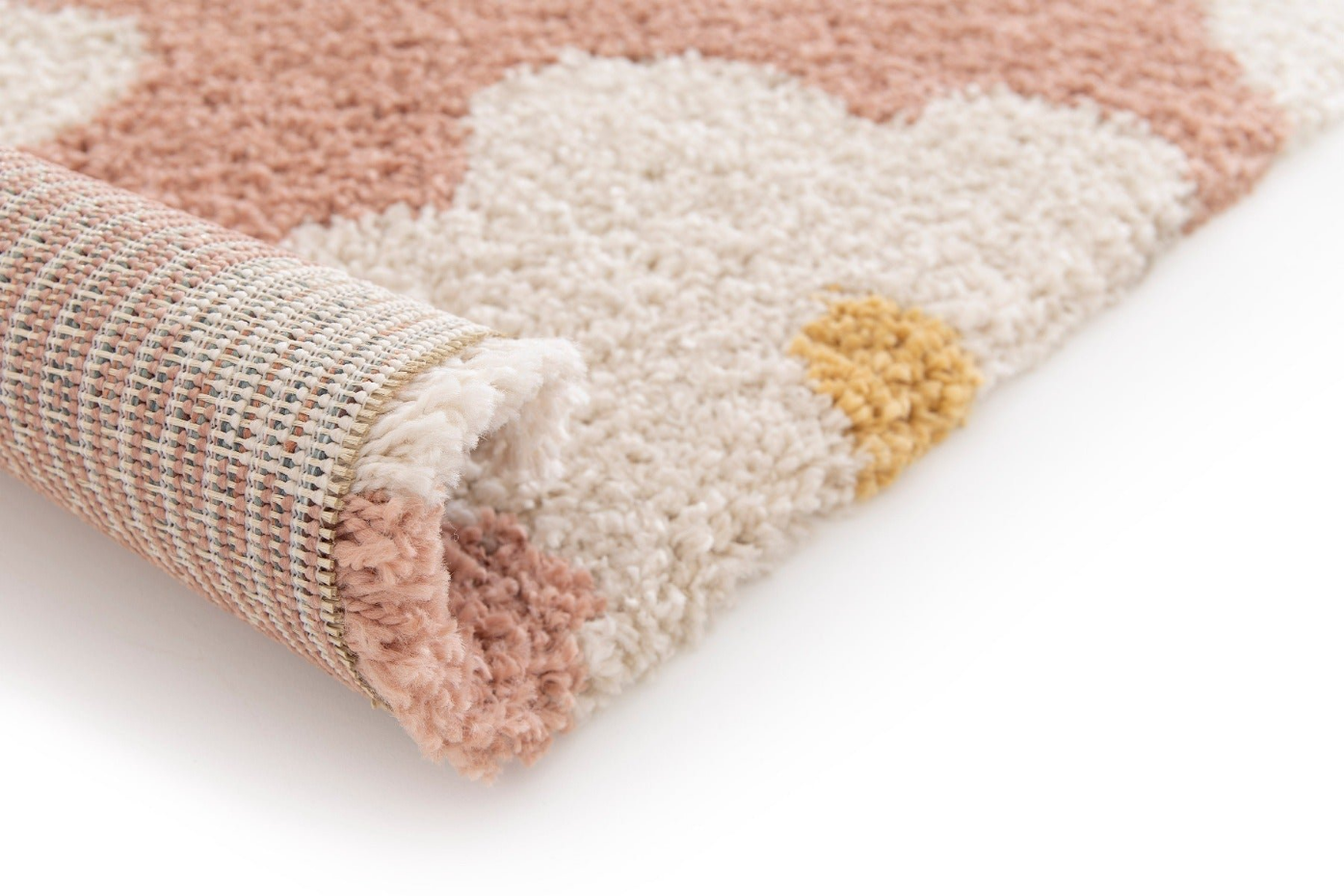 Tapis enfant épais et confortable FLEURS