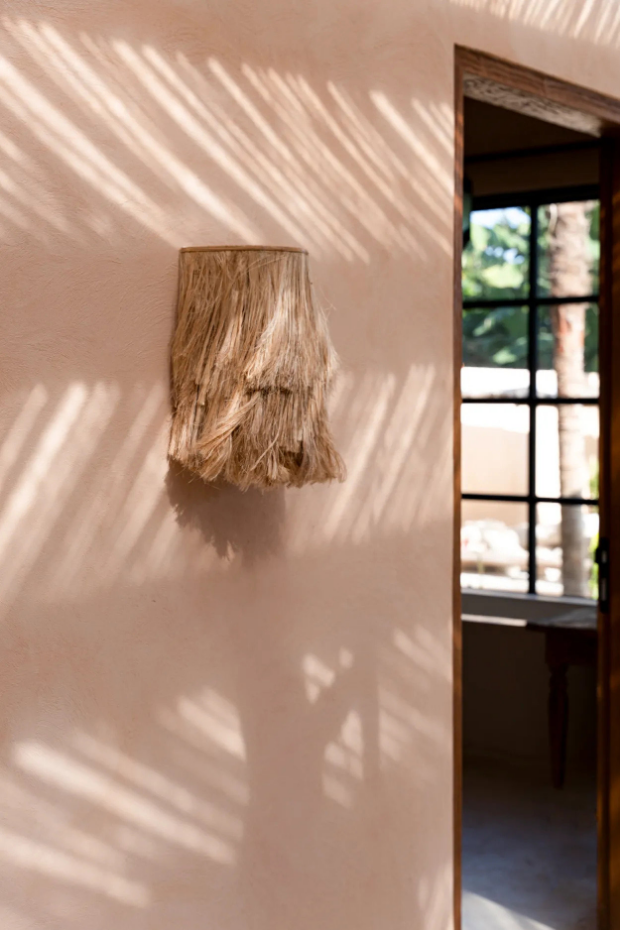 Applique murale en herbe ABACA