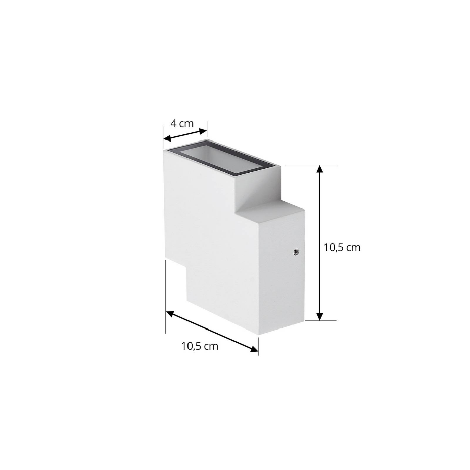 Applique extérieure en aluminium moderneLED