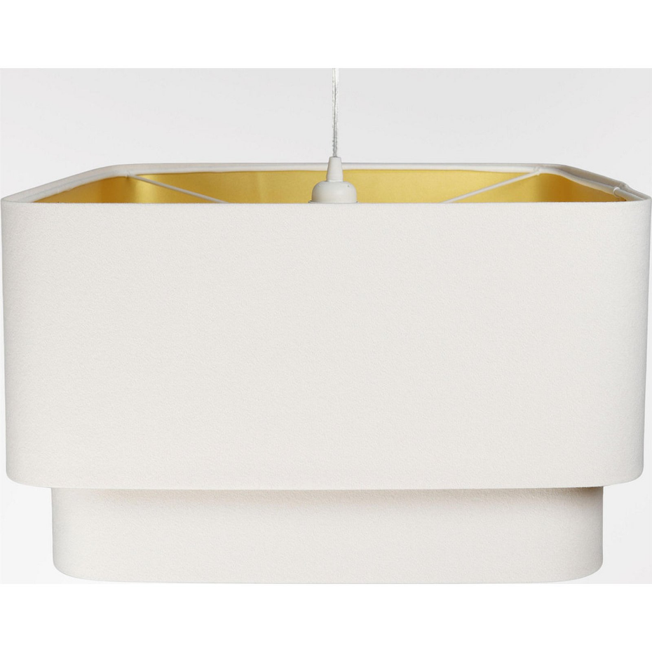 Suspension en velours et PVC Kwadro Duo