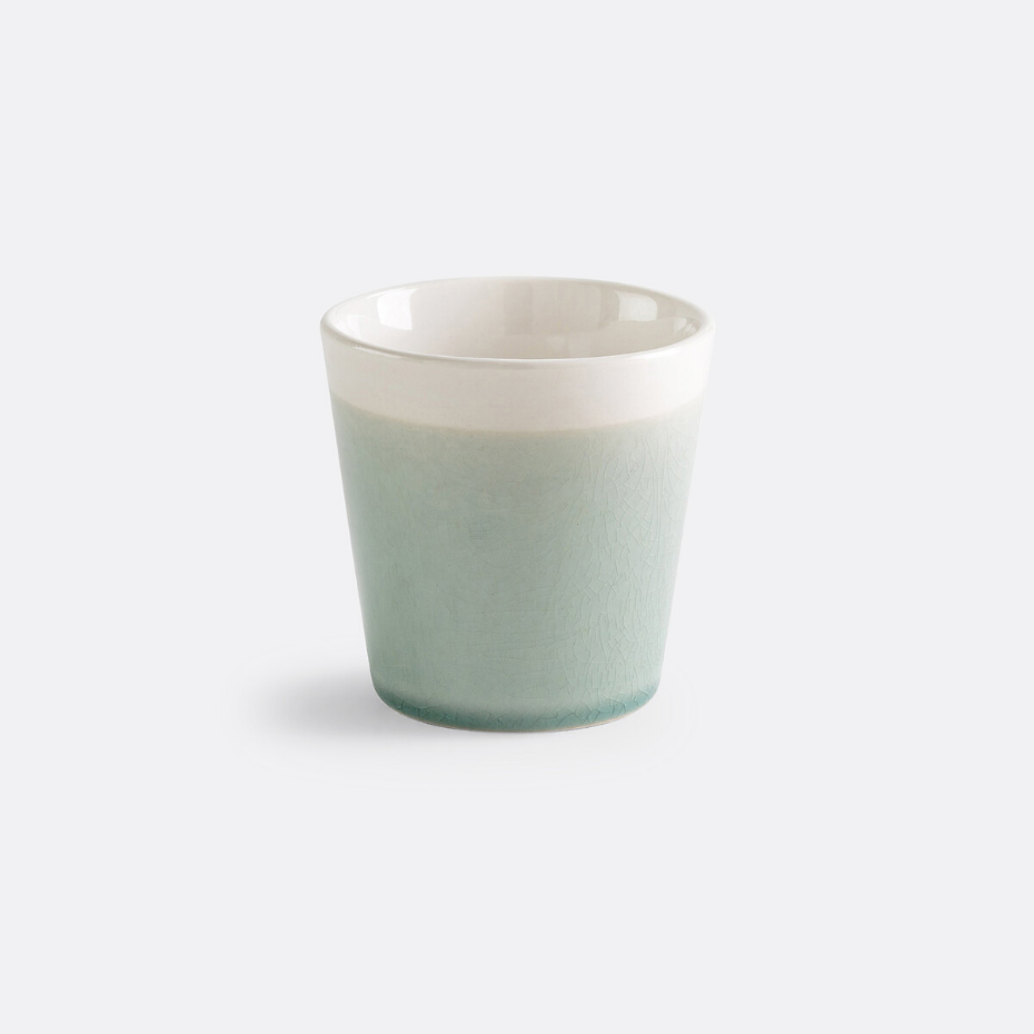 Lot 4 tasses à café craquelées, GOGAIN