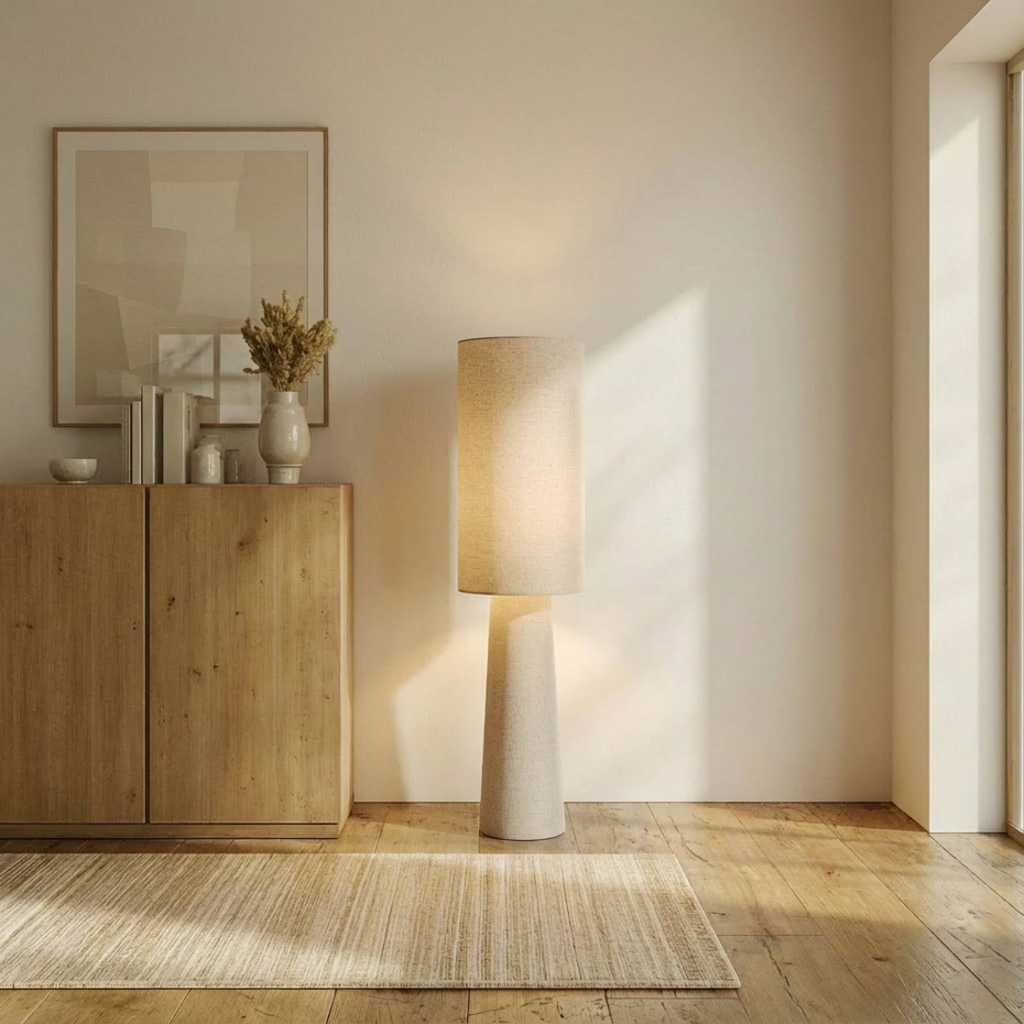 Lampadaire en textile scandinave, Elfie