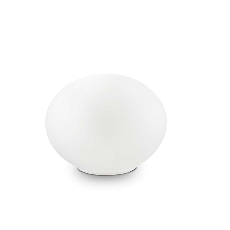 Lampe De Chevet Yoga En Verre Souffle Blanc Depoli