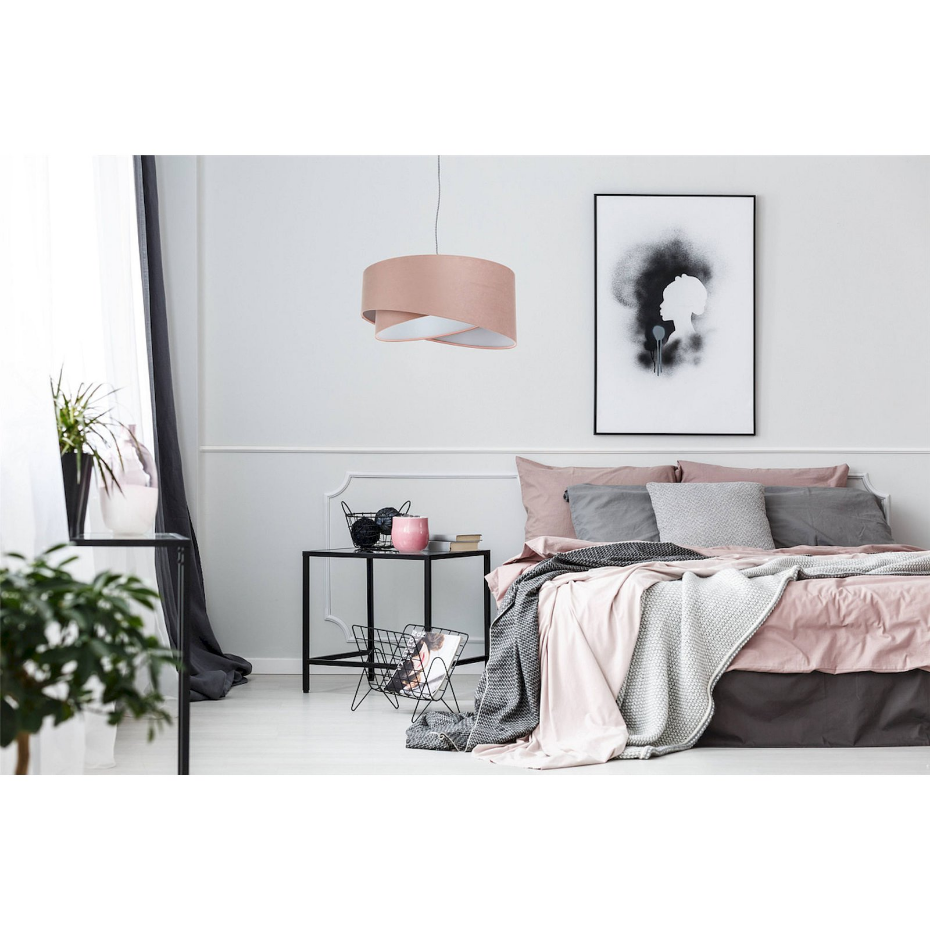 Suspension ronde en velours Jasmin bebe