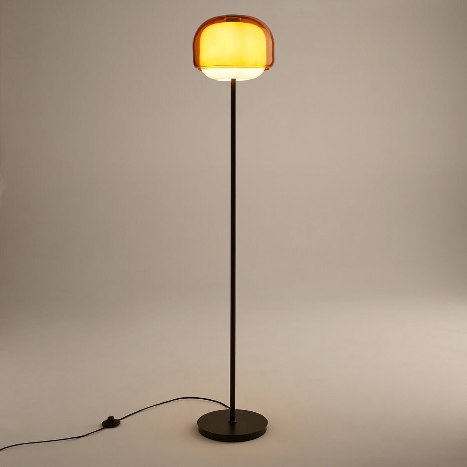 Lampadaire en verre coloré, KINOKO