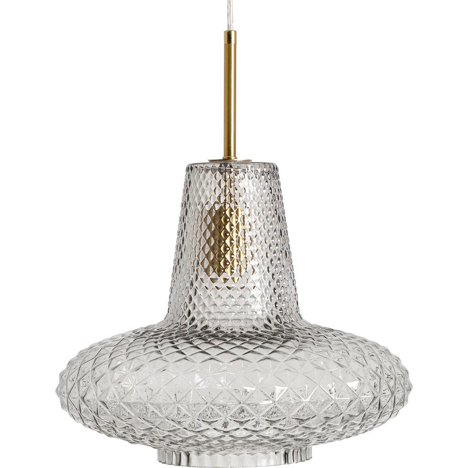 Lustre vintage en cristal transparent
