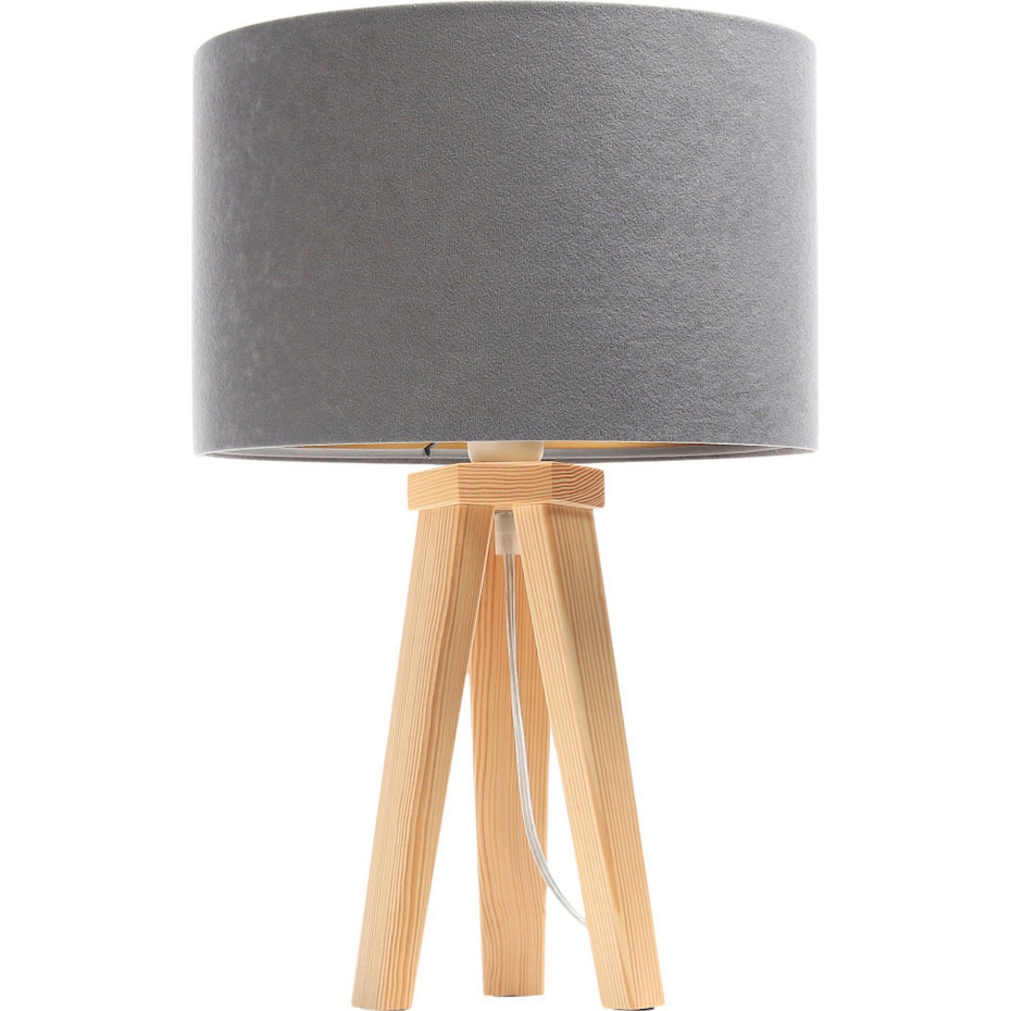 Lampe de chevet en bois Glamour