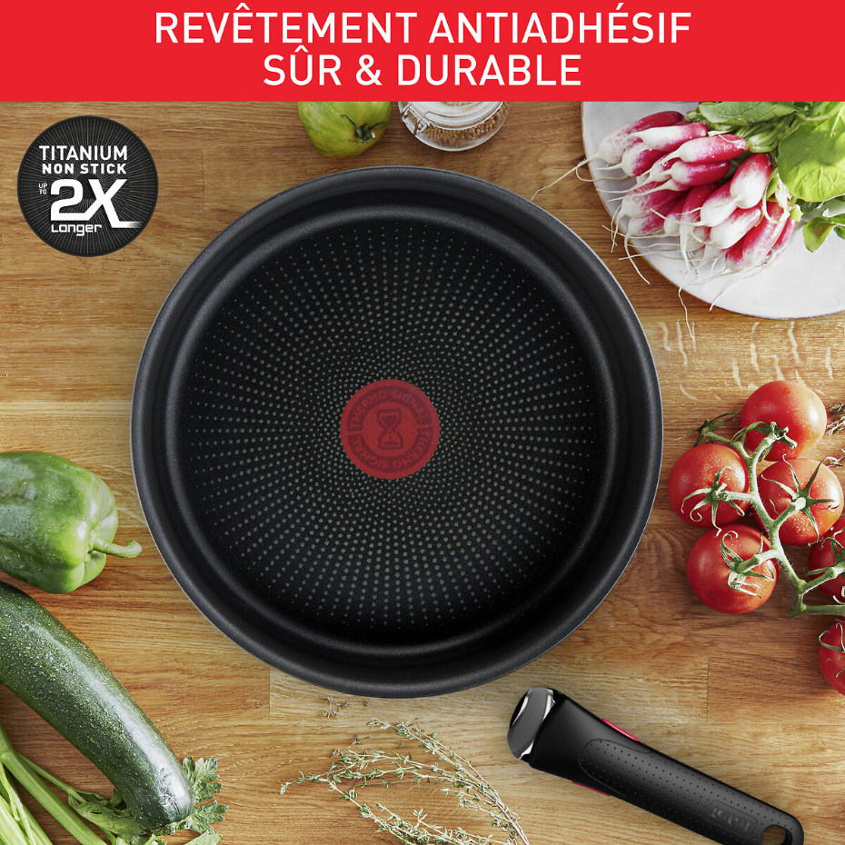 Batterie de cuisine 10 pièces Ingénio Daily Chef