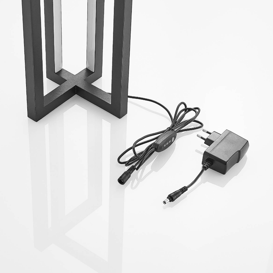 Lampe à poser en aluminium moderneLED, Hylda