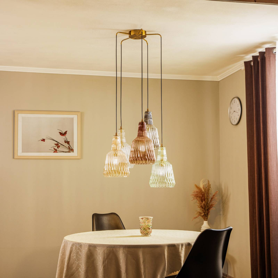 Suspension en verre vintage, Belarion