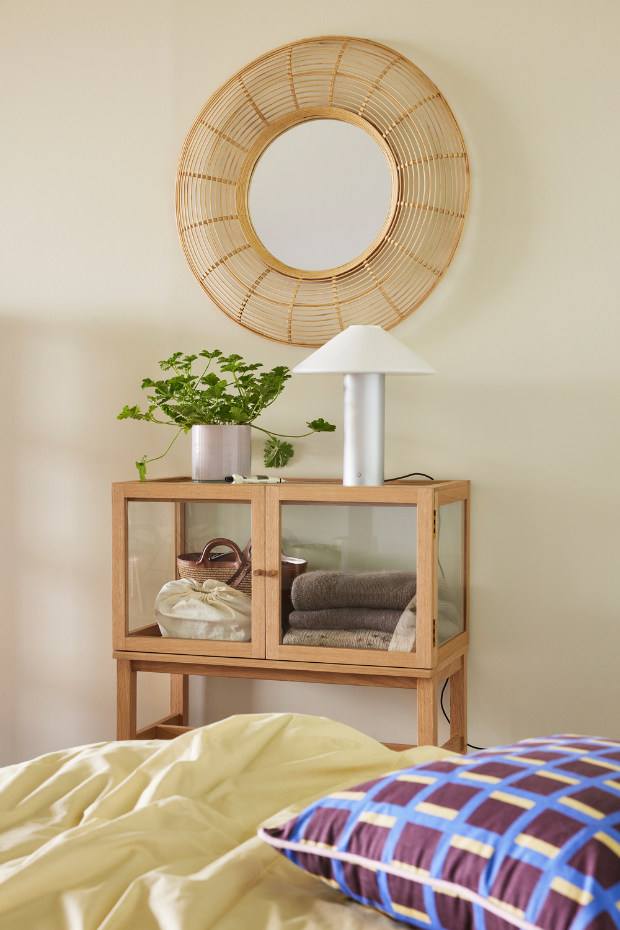 Lampe de table en fer et verre ORBIT