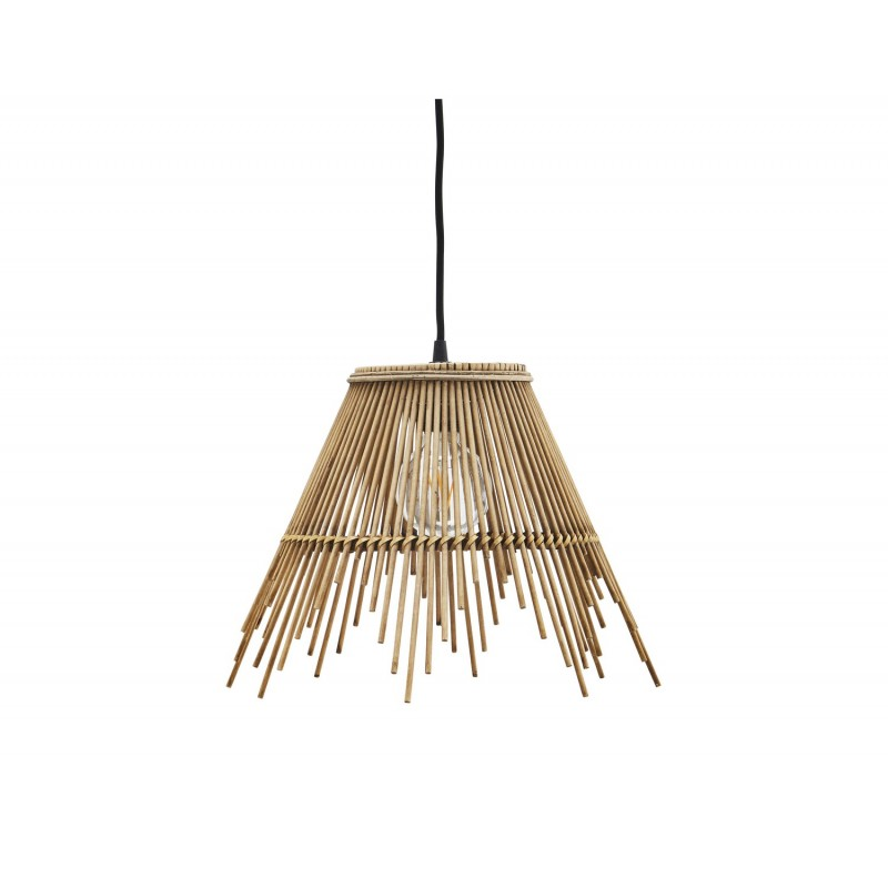 Suspension bambou rotin