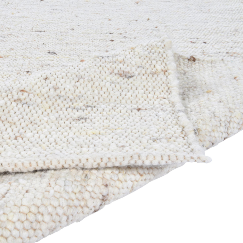 Tapis en laine chiné réversible tissé à la main - Alm Glueck