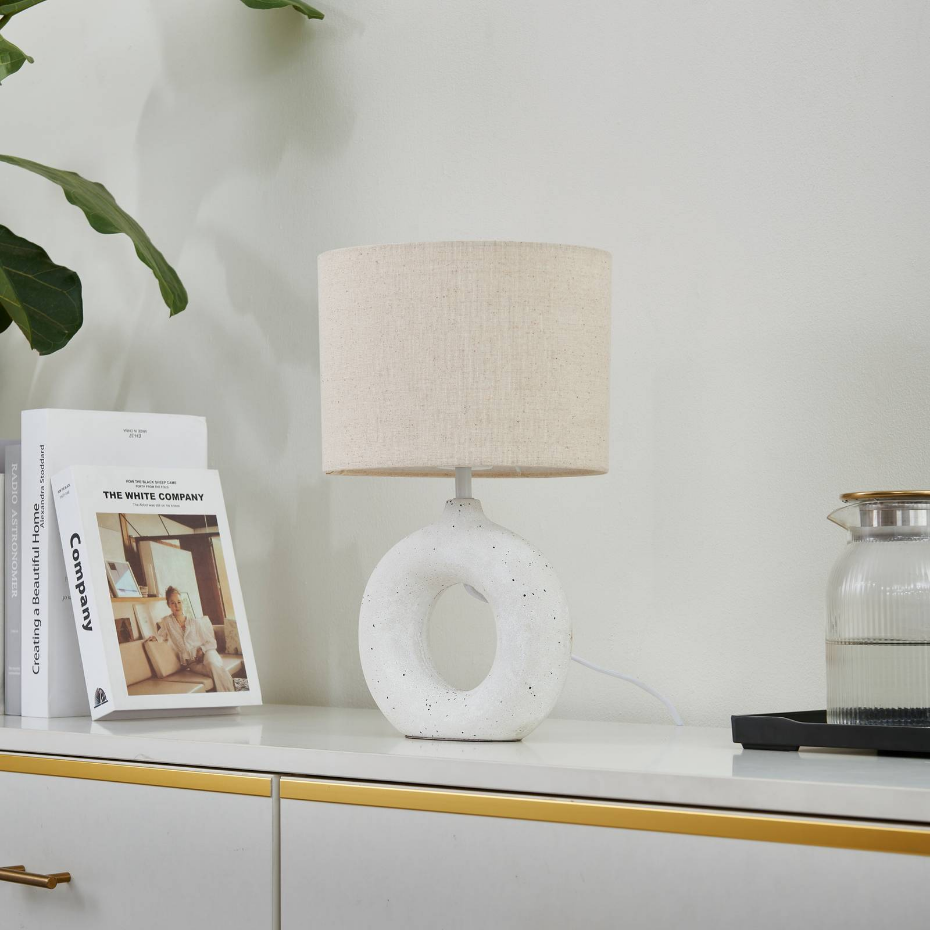 Lampe à poser en textile moderne, Kody