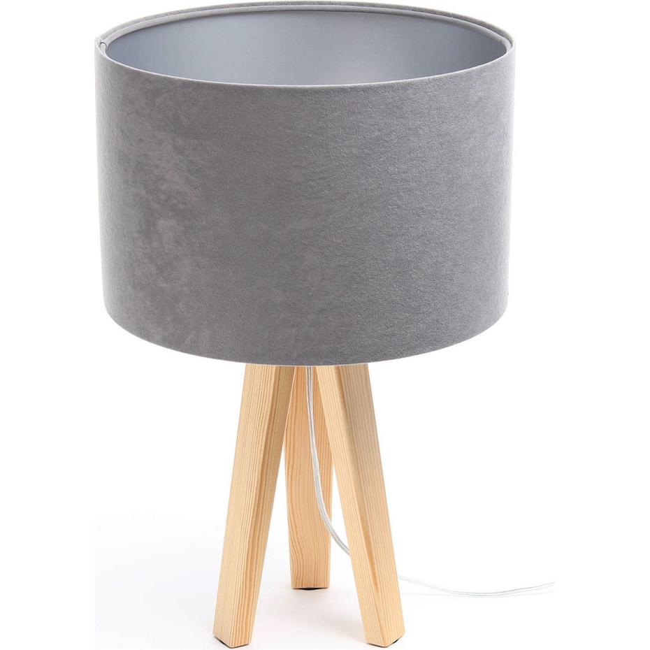 Lampe de chevet en bois Glamour