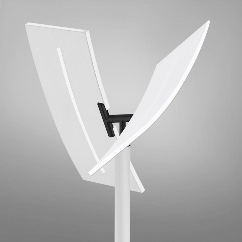 Lampadaire Led Evolo Blanc Intensité Variable Et Cct