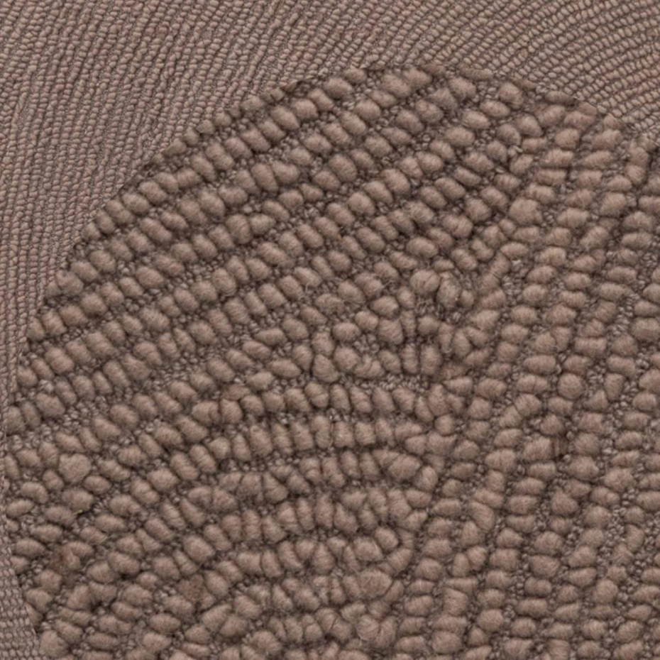 Tapis rond ELENI Faux uni