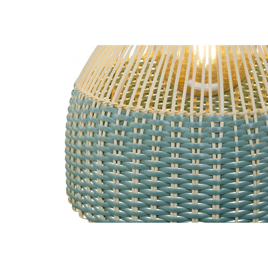Suspension bicolore en rotin, SKIPP