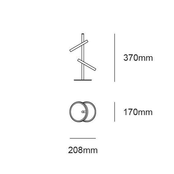 Lampe de table LED dimmable, KAPEO