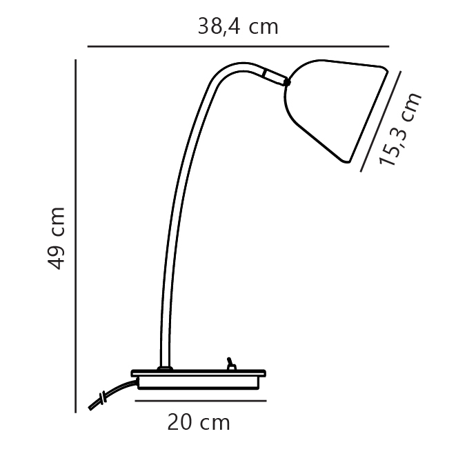 Lampe à poser FLEUR