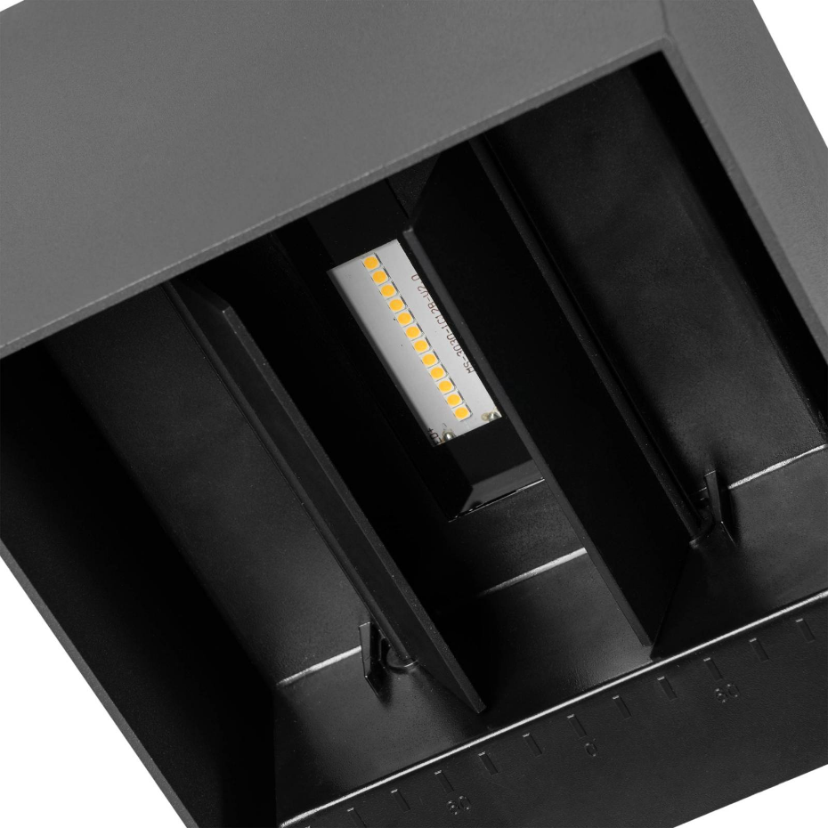 Lampe solaire extérieur en aluminiumLED