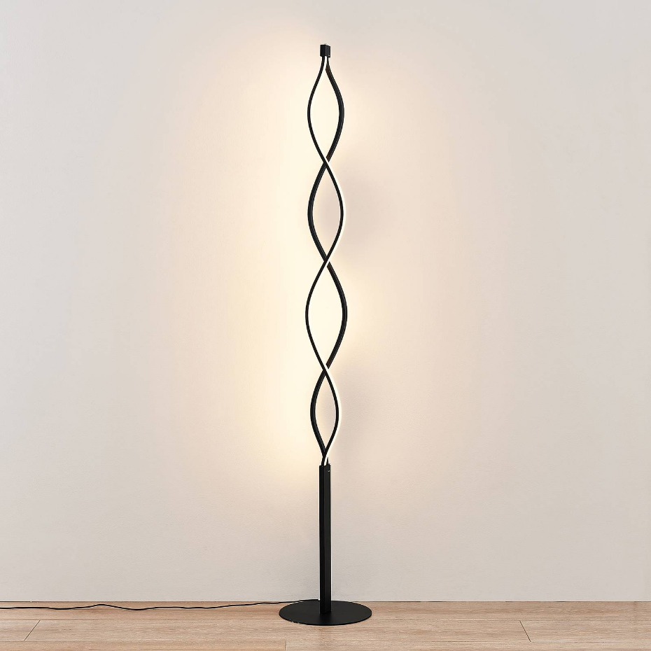 Lampadaire en métal moderneLED, Welina