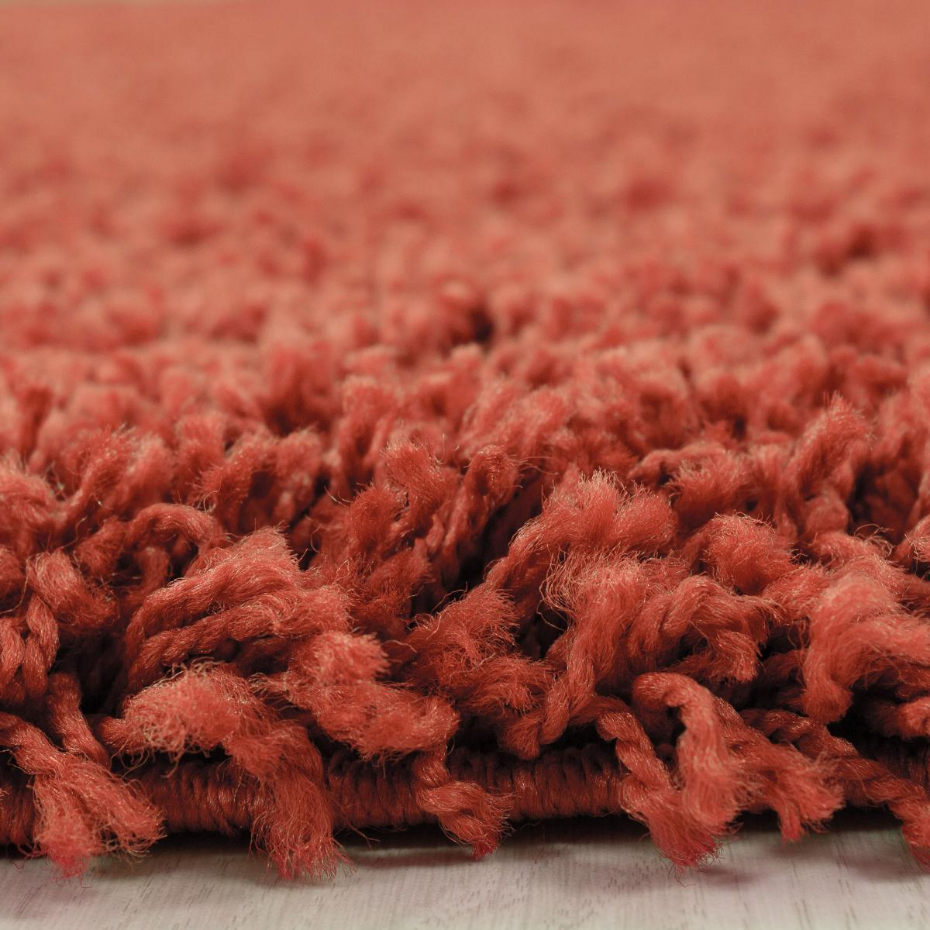 Tapis poils longs shaggy tissé motif uni UNI L