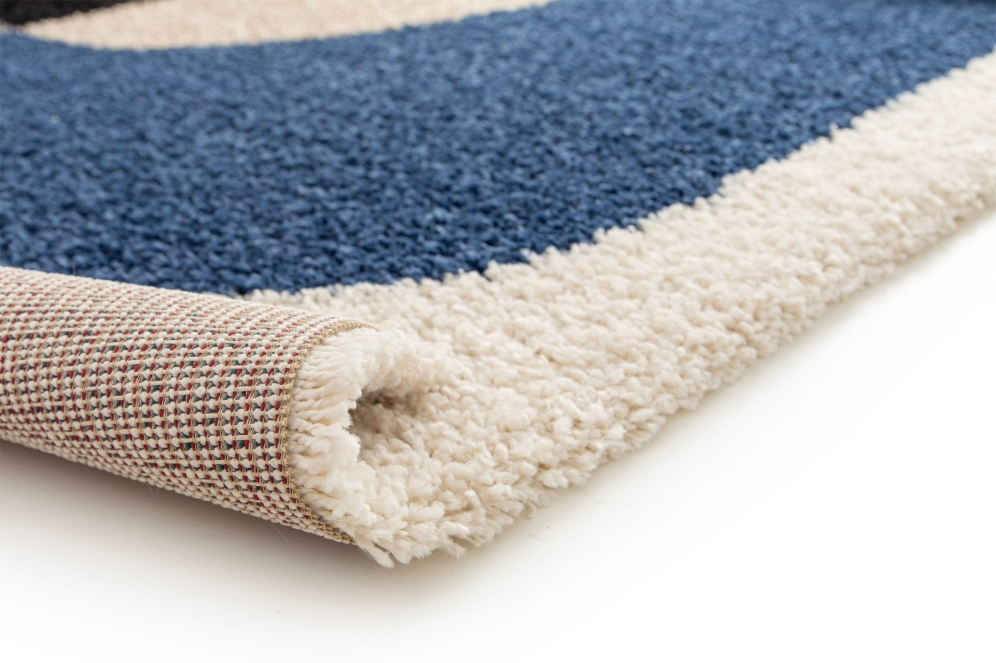 Tapis à poils longs design tons chauds GATSBY