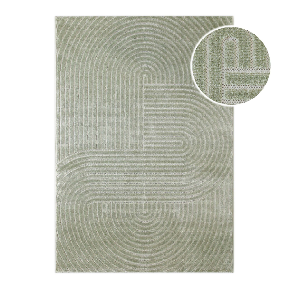 Tapis moderne relief doux Bacalar ,  Bacalar
