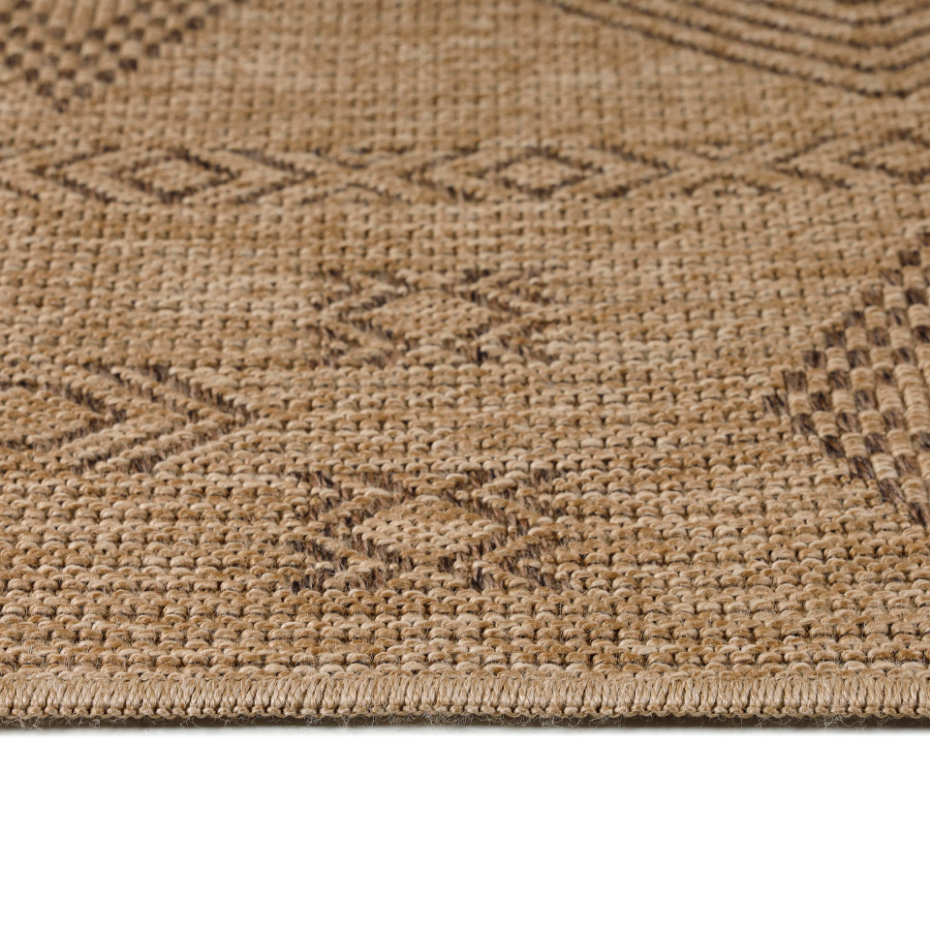 Tapis intérieur extérieur aspect jute uni DHAKA