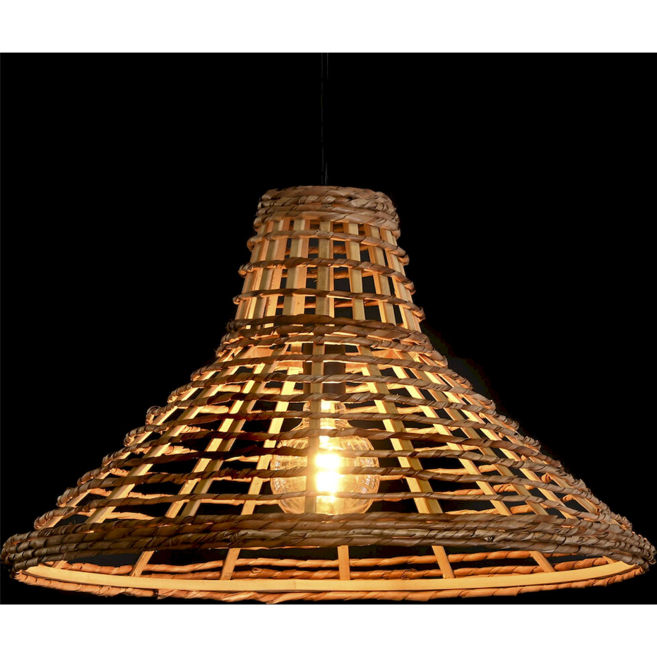 Suspension en rotin rond Urban