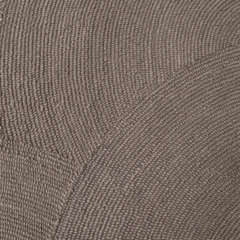 Tapis rond ELENI Faux uni