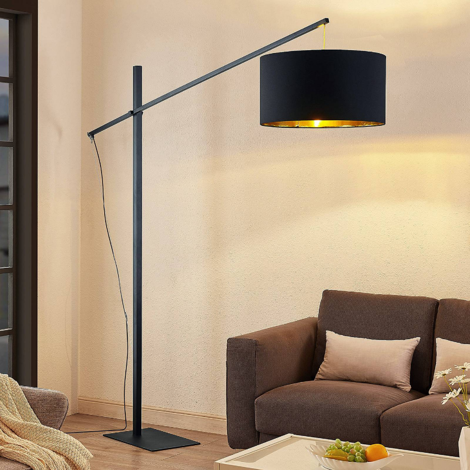Lampadaire en métal moderne, Mossa
