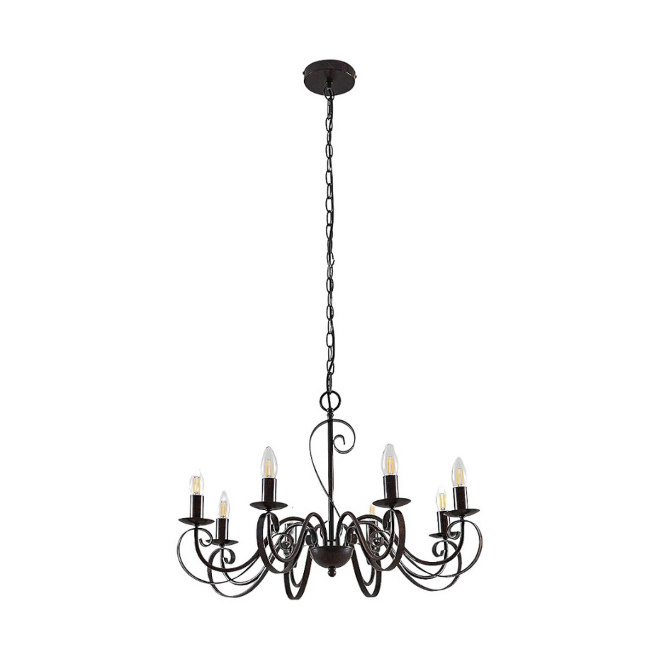 Lustre en métal traditionnel, Caleb