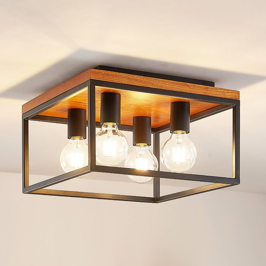 Plafonnier en bois moderne, Miravi