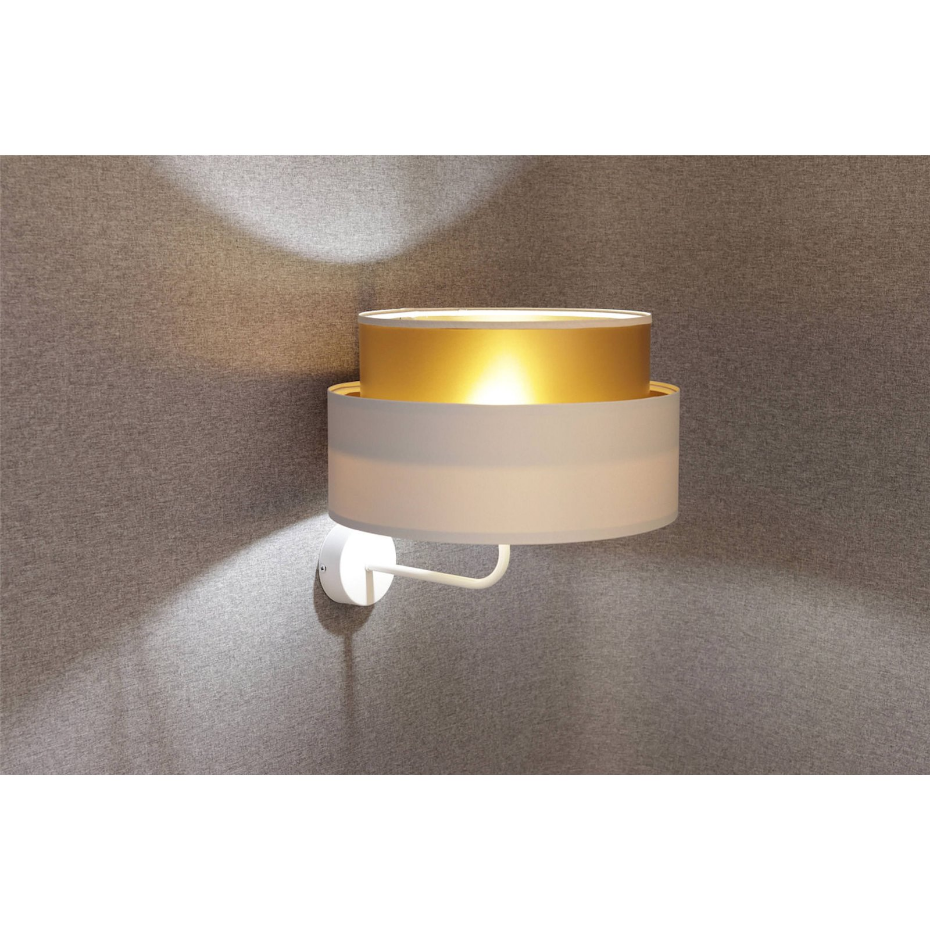 Applique murale ronde en PVC Duo ellegant
