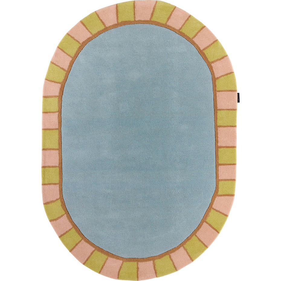 Tapis fait main en laine et coton Pantone