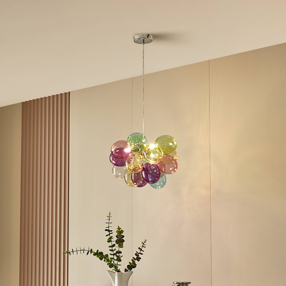 Suspension en verre design, Diborah