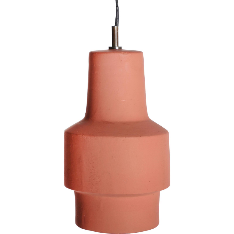 Suspension en céramique terracotta