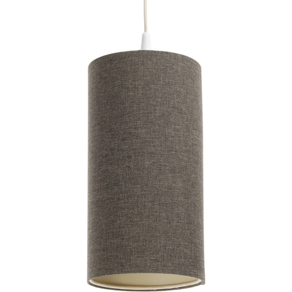 Suspension en lin rond Boho Elegant